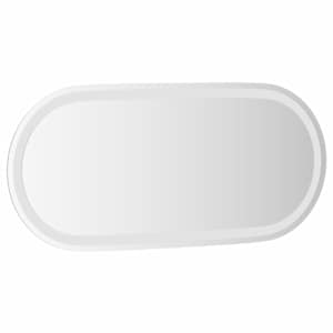 Koupelnové LED zrcadlo 80 x 35 cm oválné - obrázek 4