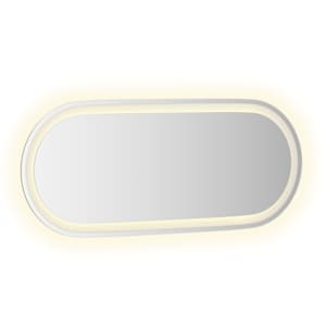 Koupelnové LED zrcadlo 90 x 40 cm oválné - obrázek 6