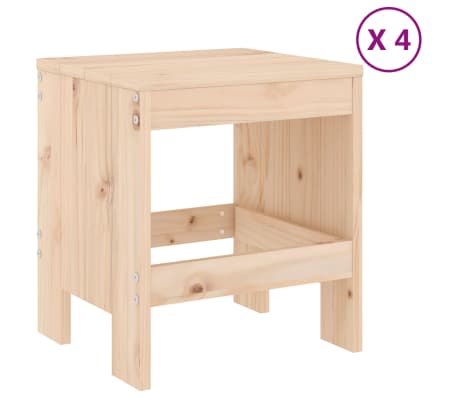 vidaXL Set de dining pentru grădină, 5 piese, lemn masiv de pin