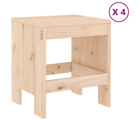 vidaXL Set de dining pentru grădină, 5 piese, lemn masiv de pin