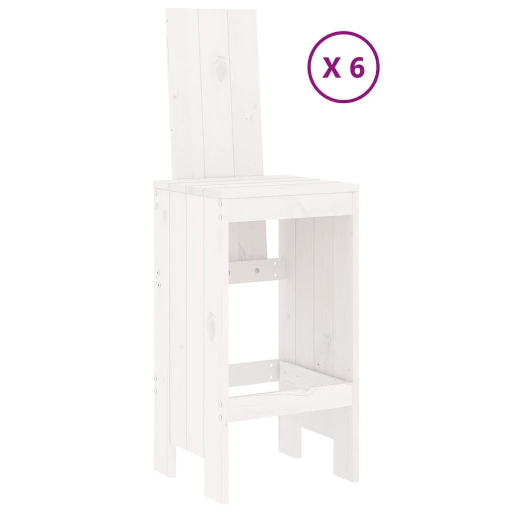 Vidaxl Gartenbar Set Sitzgruppe Garnitur Gartenmöbel 7-tlg. Massivholz Douglasie - Bild 37 von 44