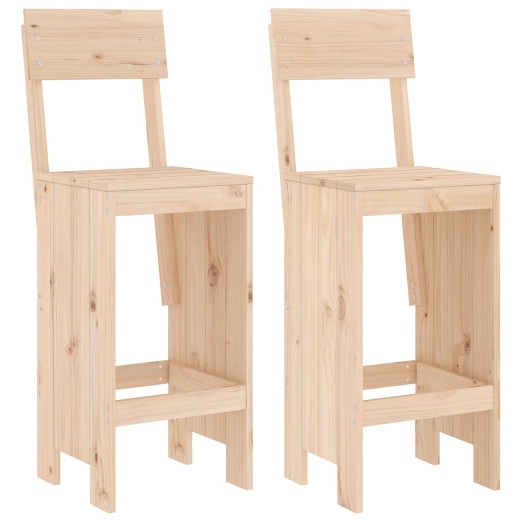 Set de Mesa y Taburetes Altos Jardín Asientos Muebles Exterior Madera vidaXL - Imagen 49 de 66