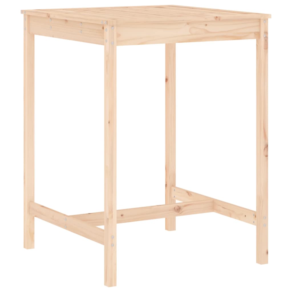 Set de Mesa y Taburetes Altos Jardín Asientos Muebles Exterior Madera vidaXL - Imagen 52 de 66