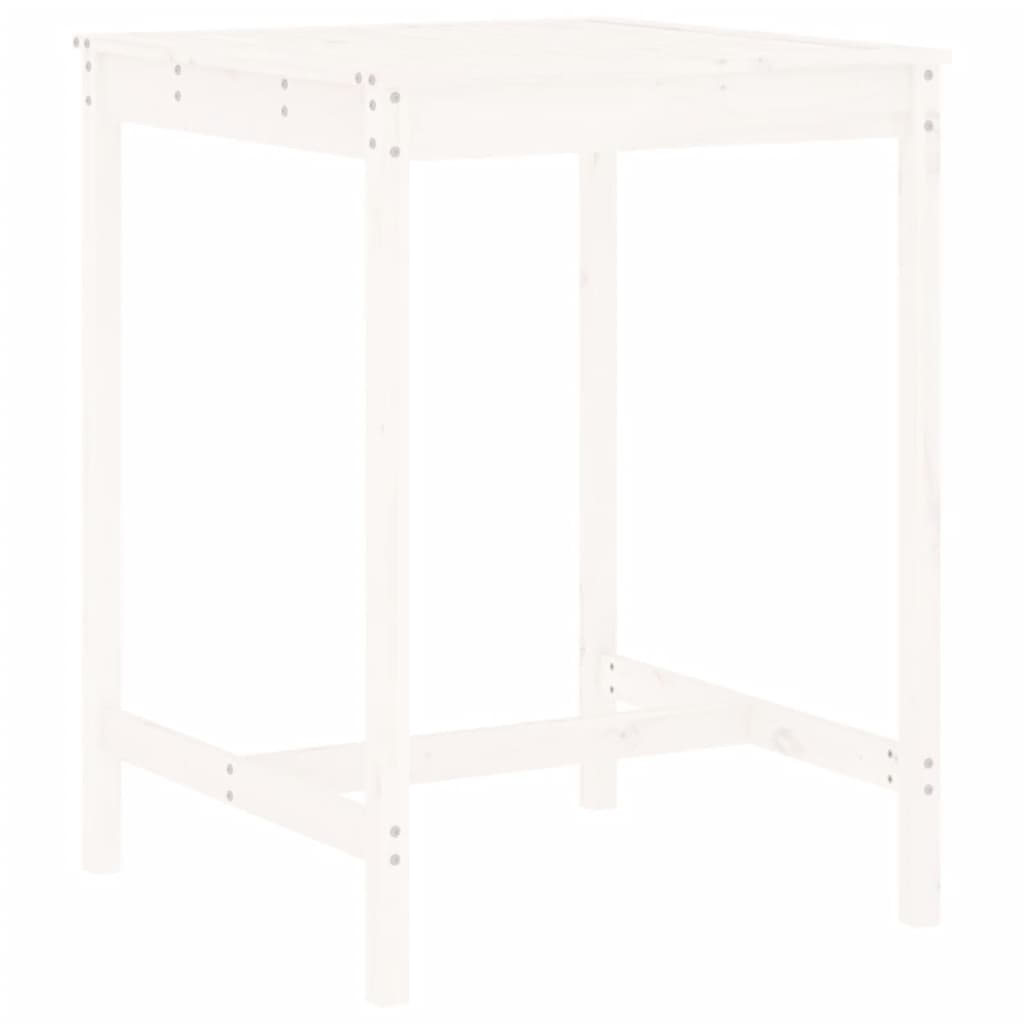 Set de Mesa y Taburetes Altos Jardín Asientos Muebles Exterior Madera vidaXL - Imagen 22 de 66