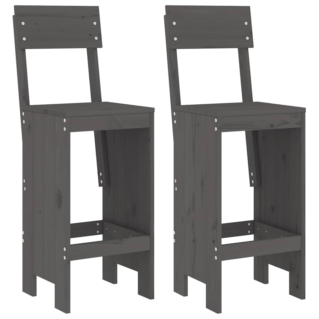 Set de Mesa y Taburetes Altos Jardín Asientos Muebles Exterior Madera vidaXL - Imagen 29 de 66