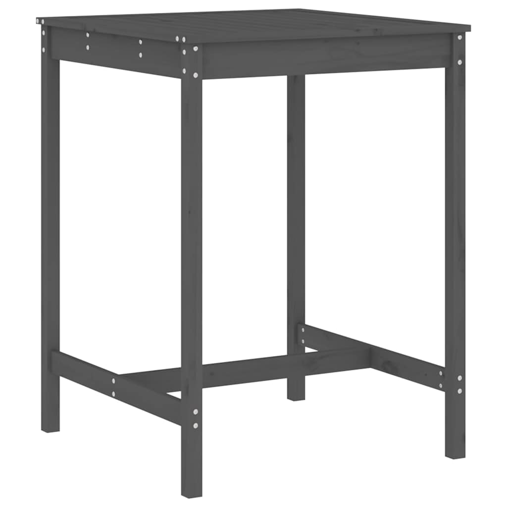 Set de Mesa y Taburetes Altos Jardín Asientos Muebles Exterior Madera vidaXL - Imagen 32 de 66