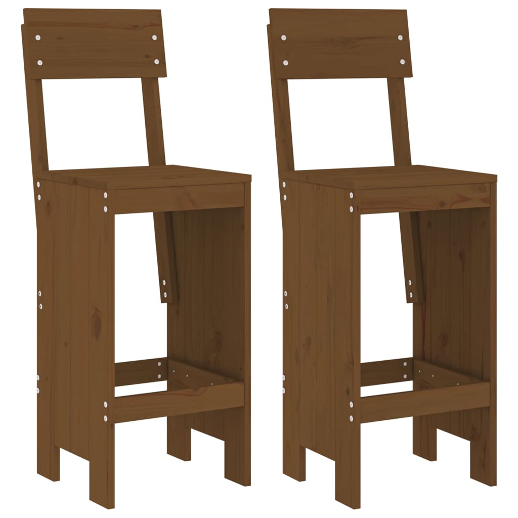 Set de Mesa y Taburetes Altos Jardín Asientos Muebles Exterior Madera vidaXL - Imagen 39 de 66