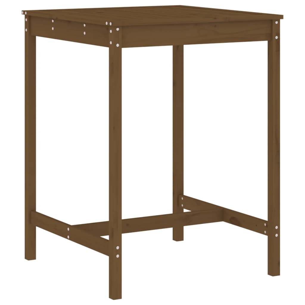 Set de Mesa y Taburetes Altos Jardín Asientos Muebles Exterior Madera vidaXL - Imagen 42 de 66