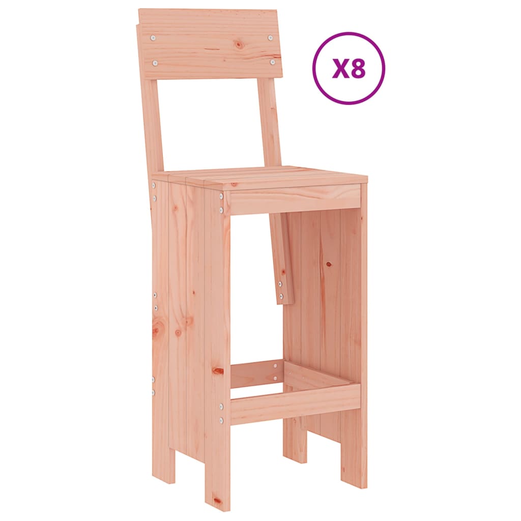 vidaXL 9-delige Tuinset massief douglashout afbeelding