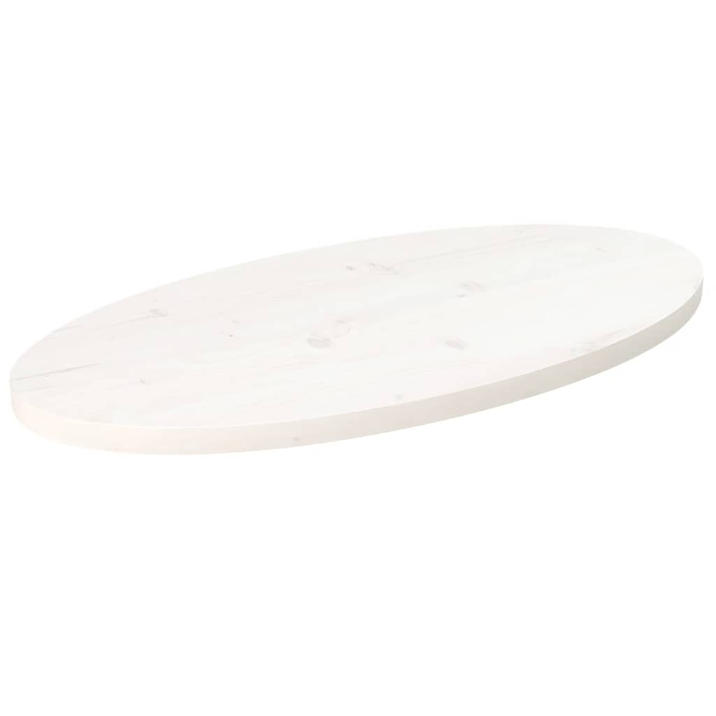 Table Top Desk Top Dining Table Top for Table Solid Wood Pine Oval vidaXL