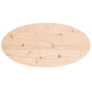 Stolní deska 80 x 40 x 2,5 cm masivní borovice oválná - obrázek 4