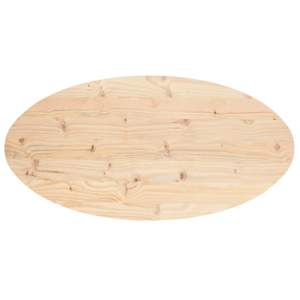 Stolní deska 90 x 45 x 2,5 cm masivní borovice oválná - obrázek 4