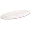 vidaXL lauaplaat, valge,90 x 45 x 2,5 cm, m&auml;nnipuit, ovaalne