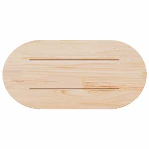Stolní deska 60x30x2,5 cm masivní borovice oválná - obrázek 4