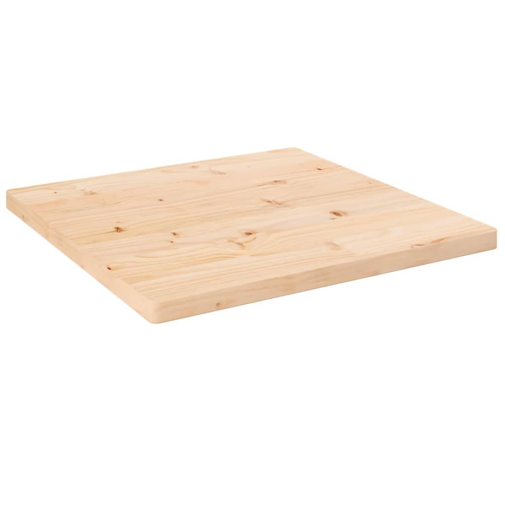 Tischplatte 40x40x2,5 cm Massivholz Kiefer Quadratisch