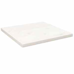 vidaXL lauaplaat, valge, 40 x 40 x 2,5 cm, m&auml;nnipuit, kandiline
