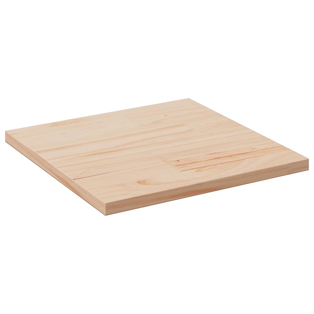 vidaXL Blat de masă, 50x50x2,5 cm, lemn masiv de pin, pătrat