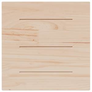Stolní deska bílá 60x60x2,5 cm masivní borové dřevo čtvercová - obrázek 4