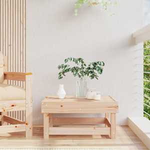 vidaXL dārza kājsoliņš, priedes masīvkoks