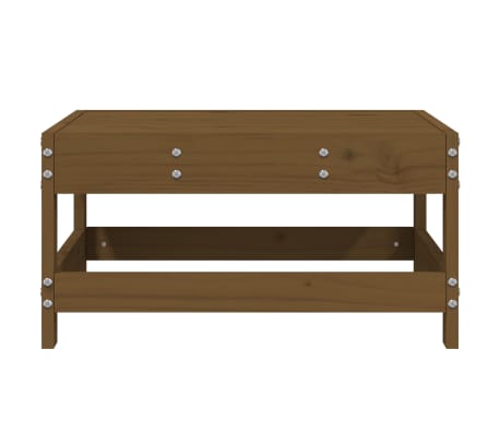 vidaXL Taburet de grădină, maro miere, lemn masiv de pin