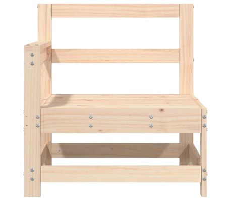 vidaXL Canap&eacute; d'angle de jardin bois de pin massif