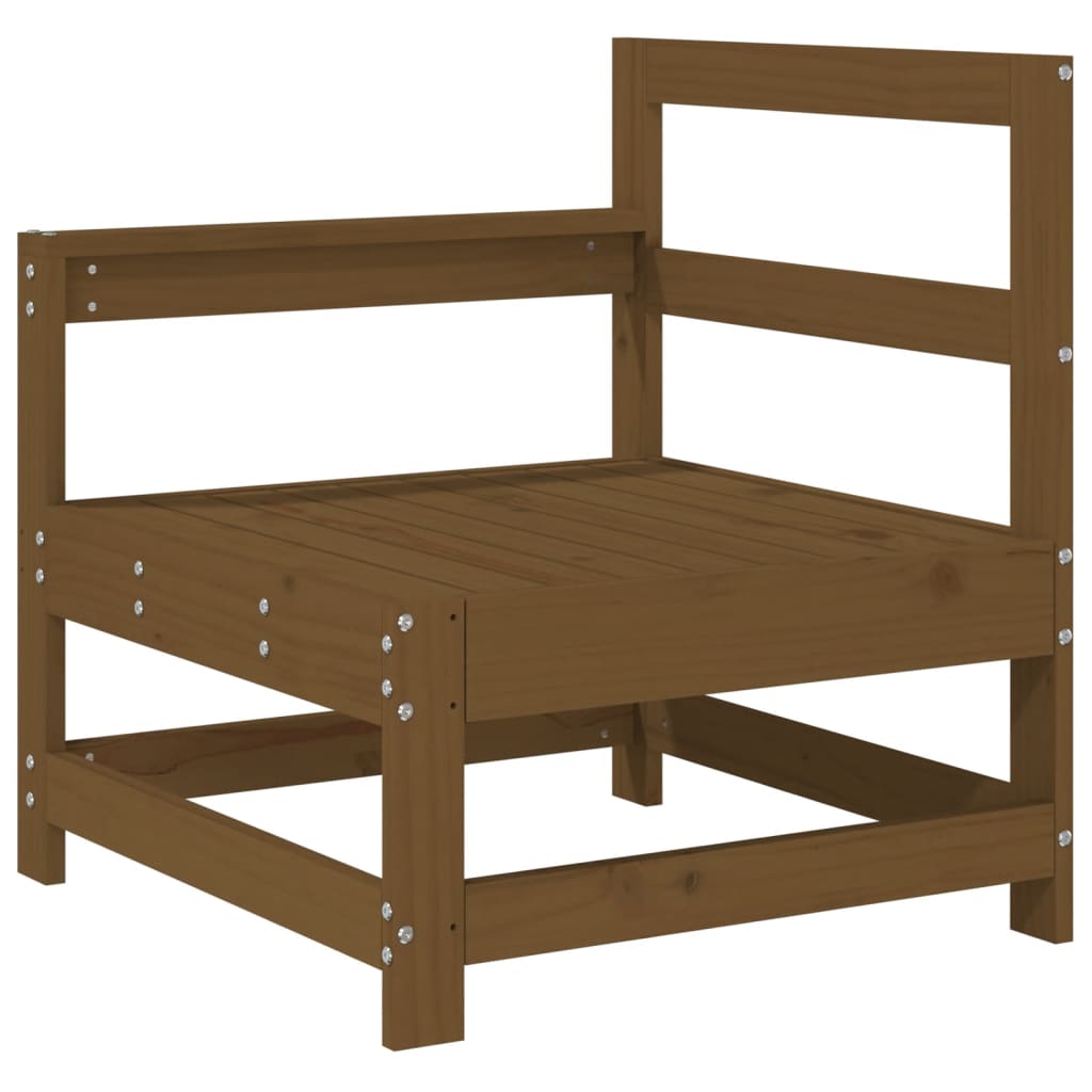 Thumbnail - vidaXL Ecksofa Honigbraun Massivholz Kiefer