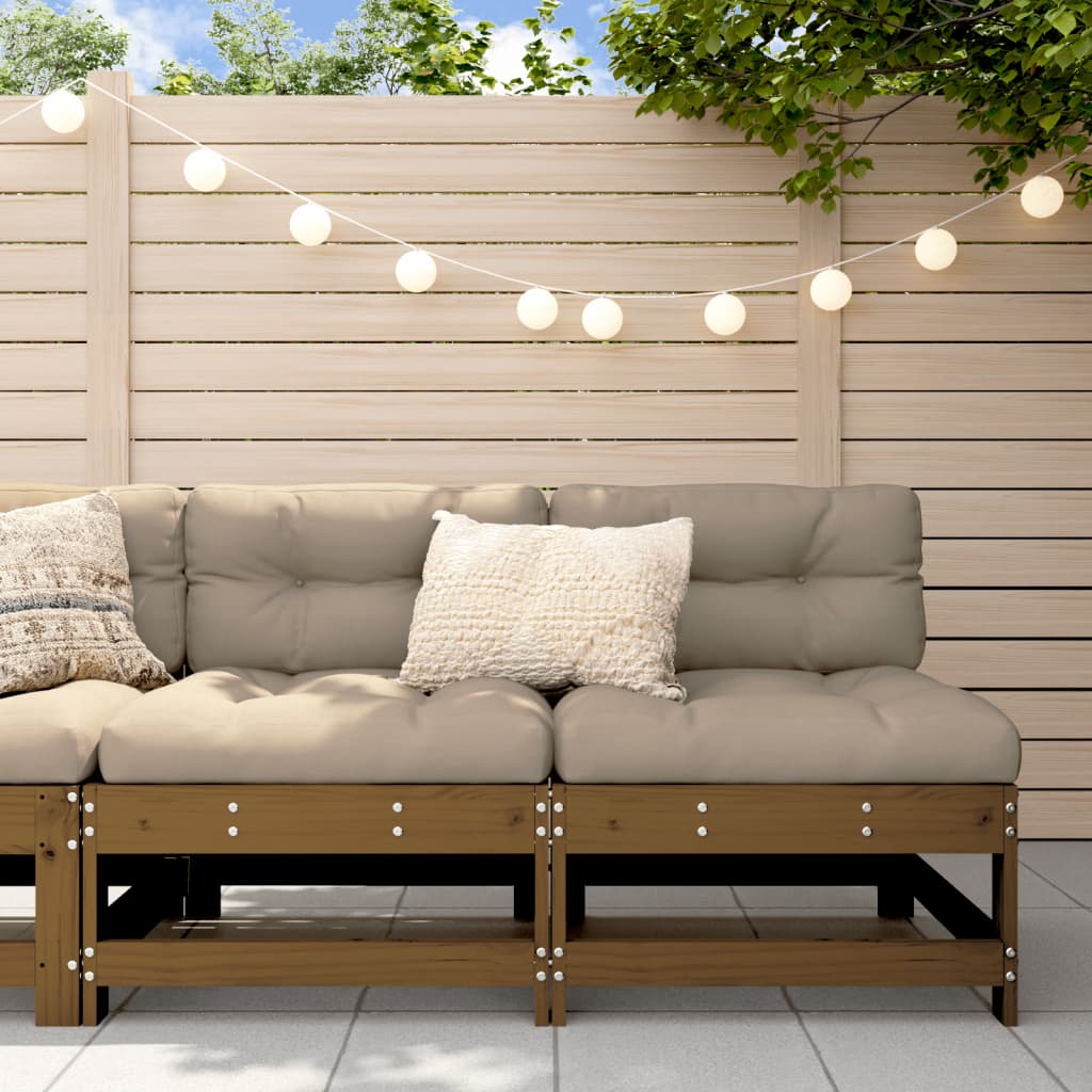 Modular Garden Lounge Sofa & Footstool Set in Various Colors vidaXL - Picture 33 of 96