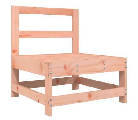 vidaXL Garden Middle Sofa Untreated wood Solid Douglas Fir wood Medium