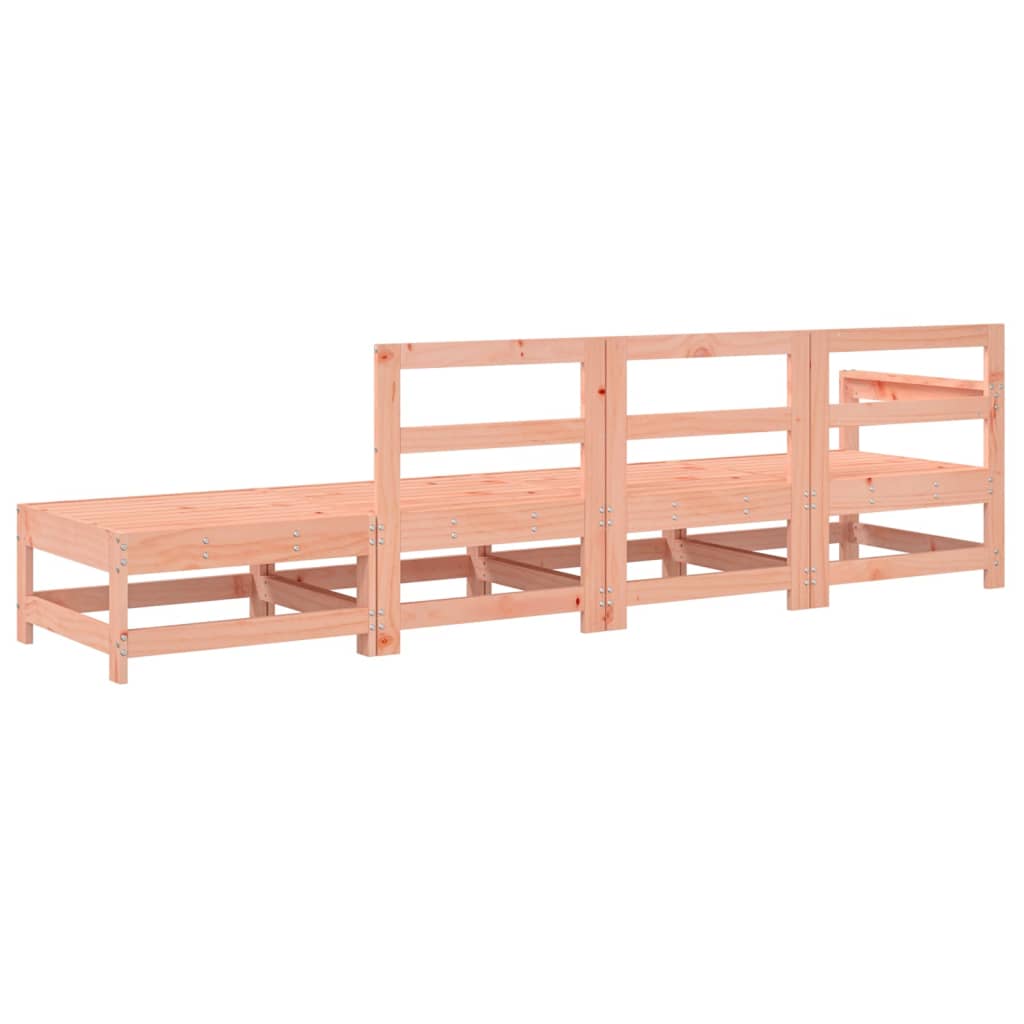vidaXL Set mobilier relaxare grădină, 4 piese, lemn masiv Douglas