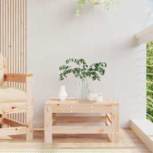 Vrtni stolček za noge trdna borovina