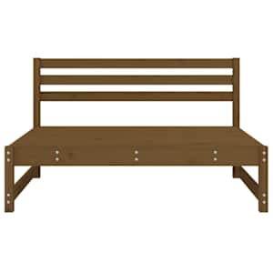 vidaXL Garden Middle Sofa Honey Brown 120x80 cm Solid Wood Pine
