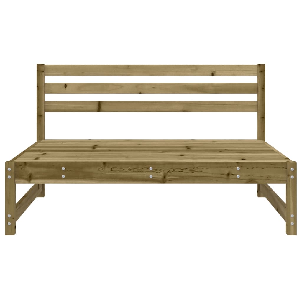 vidaXL Tuinmiddenbank 120x80 cm geïmpregneerd grenenhout afbeelding