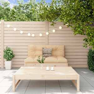 Vrtna sedežna garnitura 2-delna trdna borovina