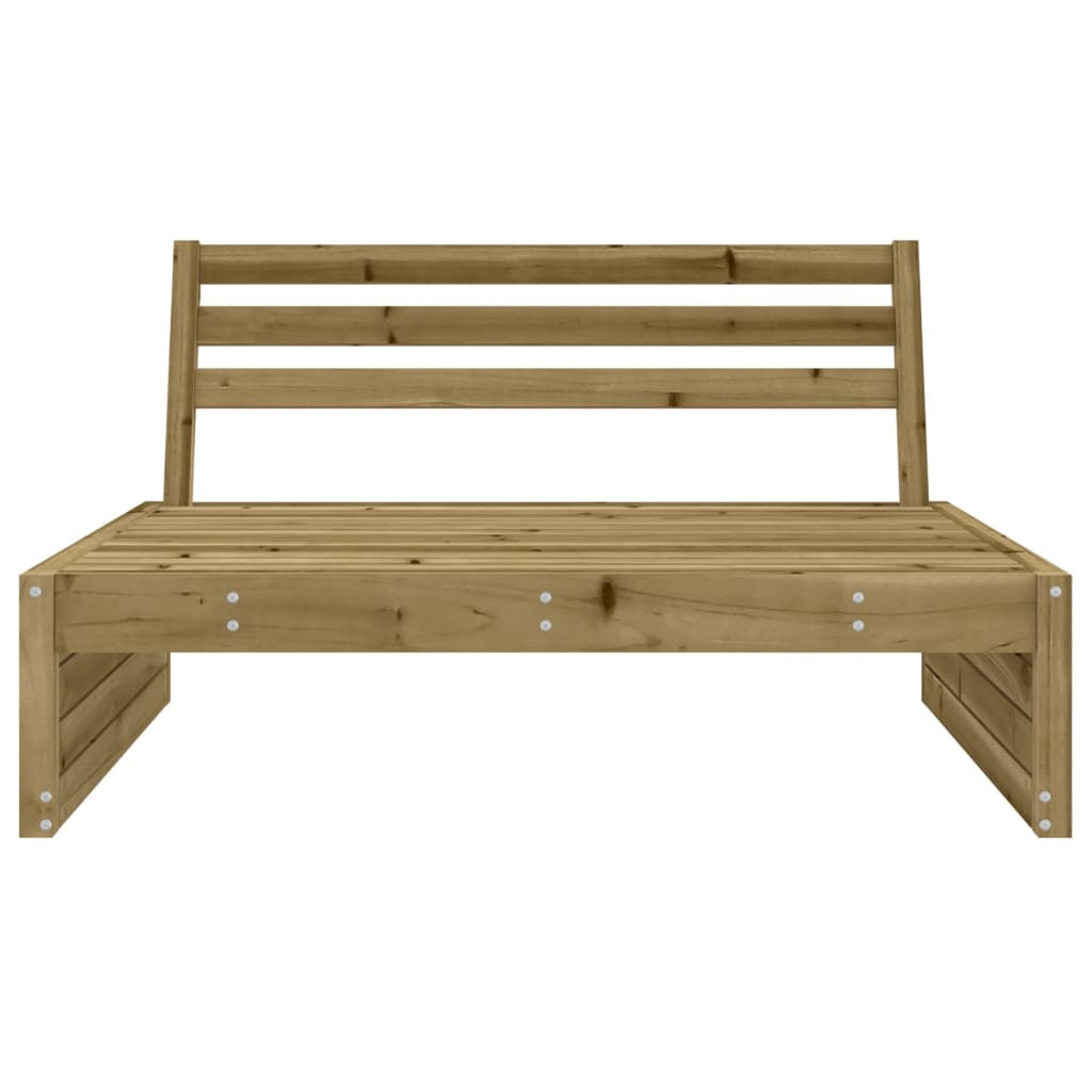Thumbnail - vidaXL Garten-Mittelsofa 120x80 cm Kiefernholz Imprägniert