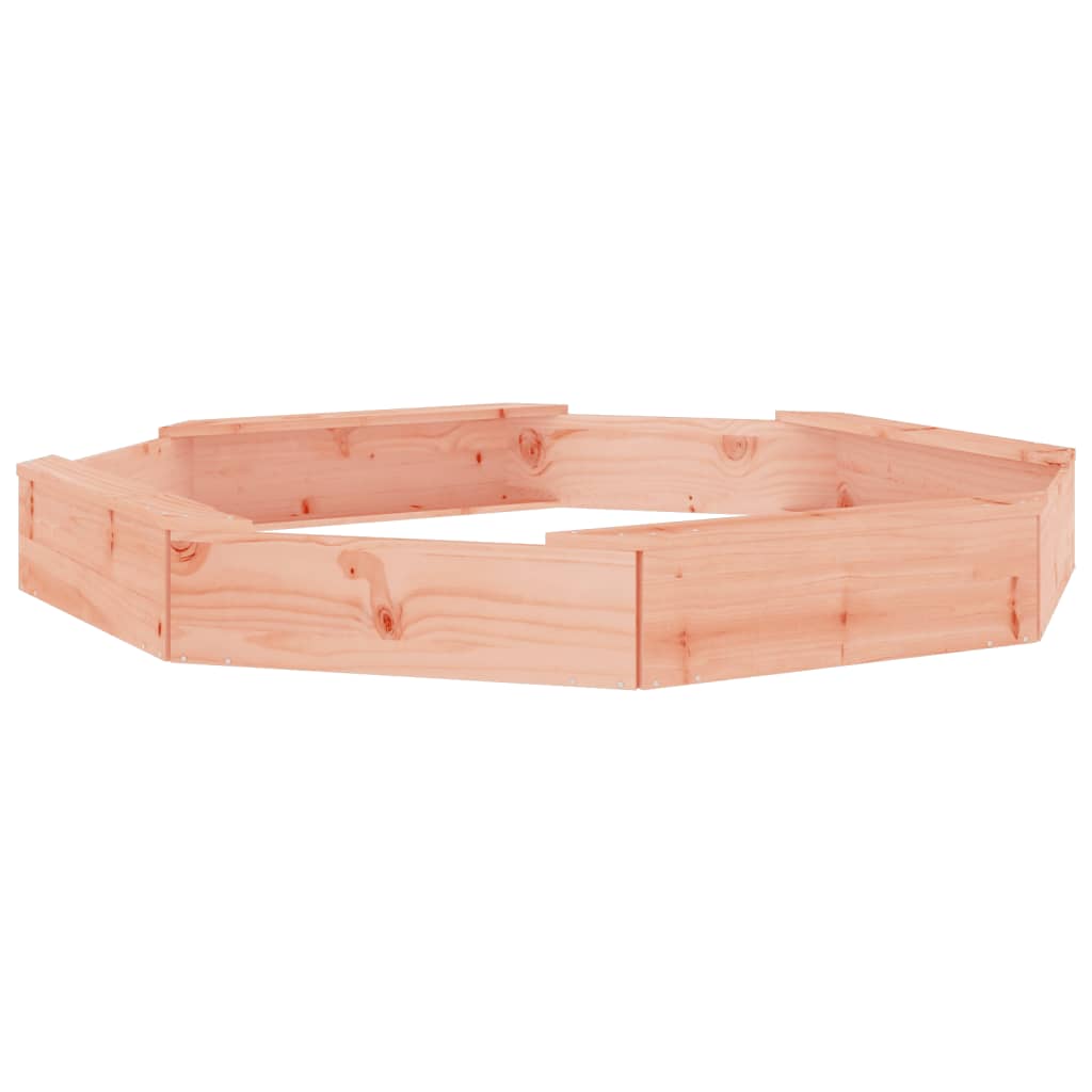 vidaXL Pískoviště se sedáky osmiúhelník masivní dřevo douglasky