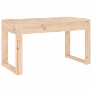 Zahradní lavice 80 x 38 x 45 cm masivní borové dřevo - obrázek 2
