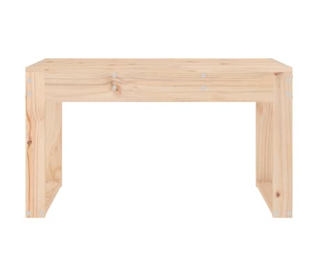 vidaXL Garden Bench 80x38x45 cm Solid Wood Pine