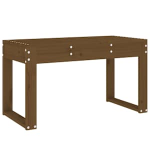 Zahradní lavice medově hnědá 80x38x45 cm masivní borové dřevo - obrázek 2