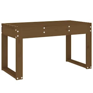 Zahradní lavice medově hnědá 80x38x45 cm masivní borové dřevo - obrázek 5