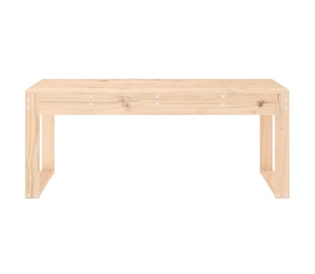 vidaXL Garden Bench 110x38x45 cm Solid Wood Pine