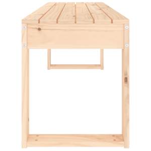 Zahradní lavice 110 x 38 x 45 cm masivní borové dřevo - obrázek 4