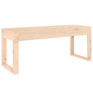 Zahradní lavice 110 x 38 x 45 cm masivní borové dřevo - obrázek 5