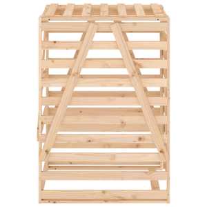 Úložný box na popelnici 84 x 90 x 128,5 cm masivní borové dřevo - obrázek 7
