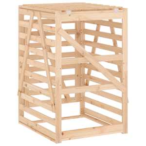 Úložný box na popelnici 84 x 90 x 128,5 cm masivní borové dřevo - obrázek 8