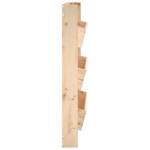Nástěnný truhlík 3patrový 60 x 18,5 x 110 cm masivní borovice - obrázek 5