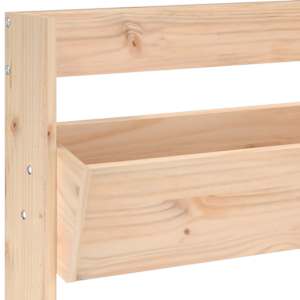 Nástěnný truhlík 3patrový 60 x 18,5 x 110 cm masivní borovice - obrázek 7