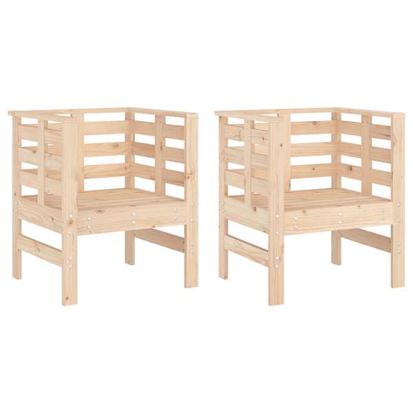vidaXL aiatoolid 2 tk, 61,5 x 53 x 71 cm, m&auml;nnipuit