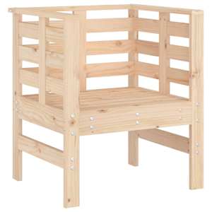 Zahradní židle 2 ks 61,5 x 53 x 71 cm masivní borové dřevo - obrázek 4