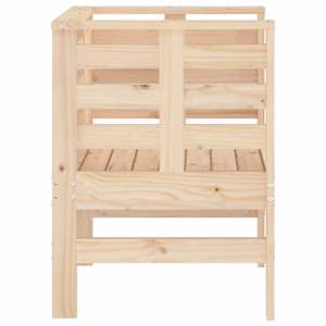 Zahradní židle 2 ks 61,5 x 53 x 71 cm masivní borové dřevo - obrázek 6
