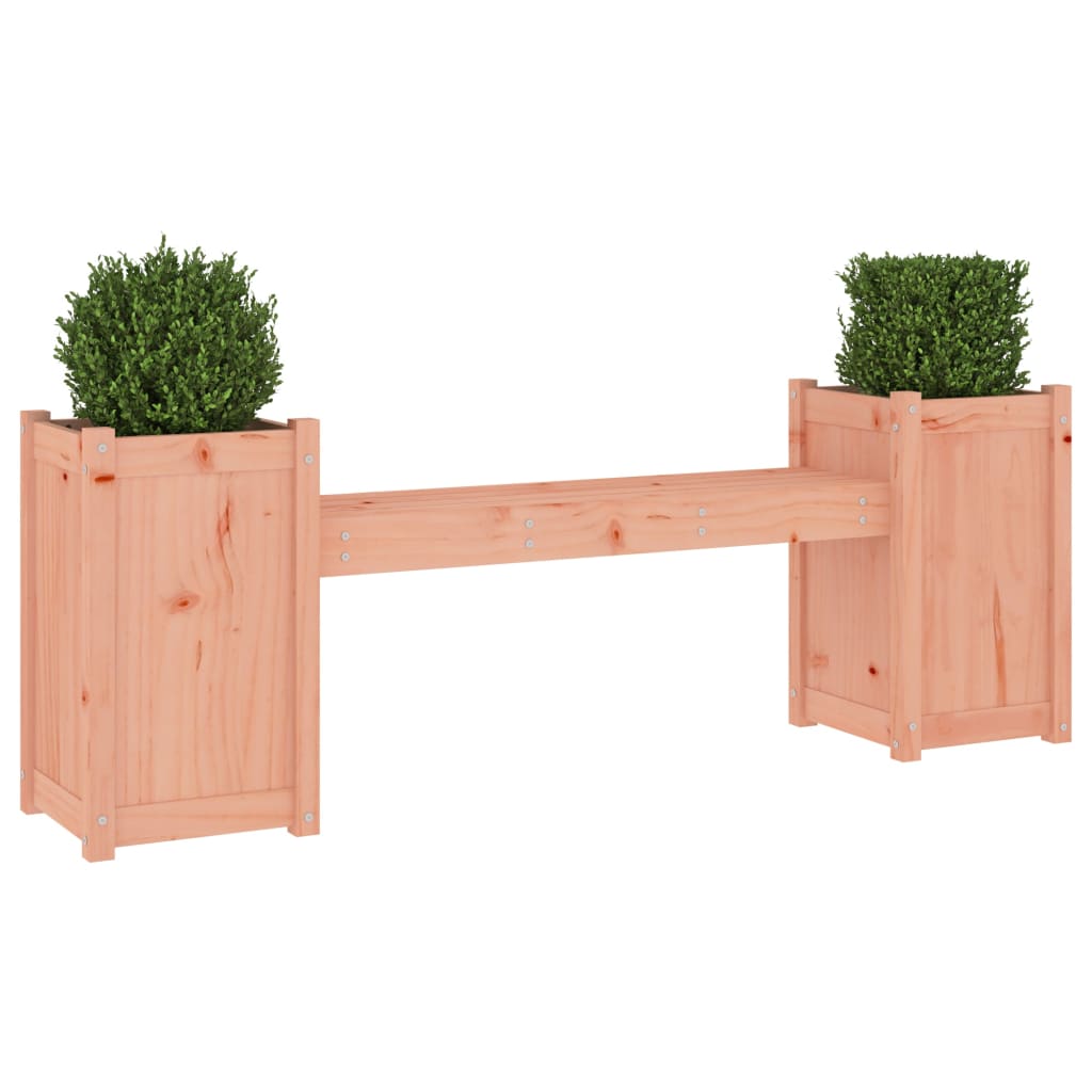vidaXL Bankje met plantenbakken 180x36x63 cm grenenhout douglas afbeelding